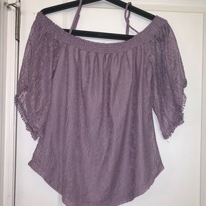 Off the shoulder shirt